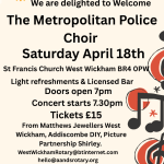 Metropolitan Police Choir Poster