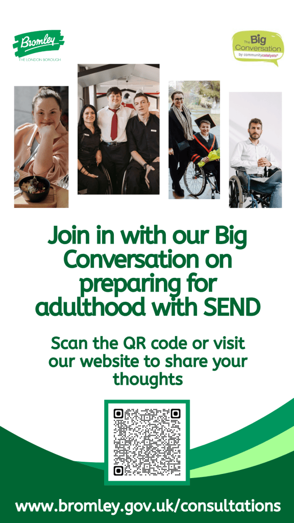 Poster for Preparing for Adulthood with SEND